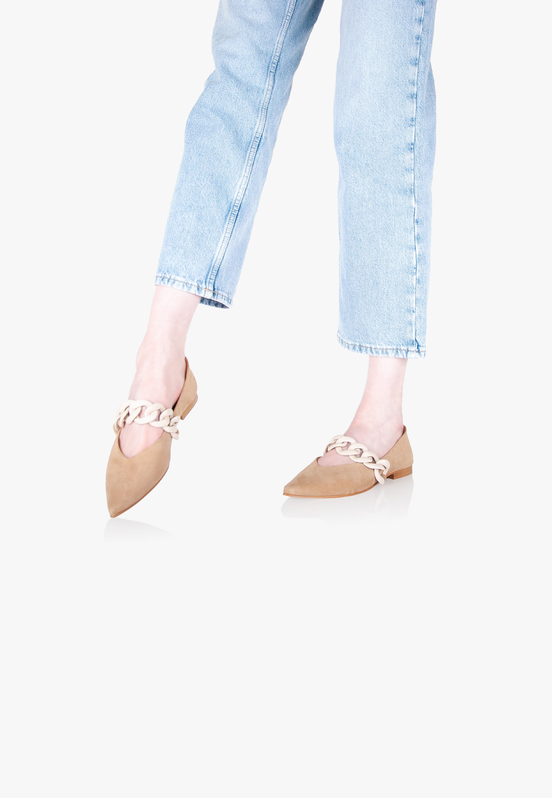 Amédée Chain Sand Suede