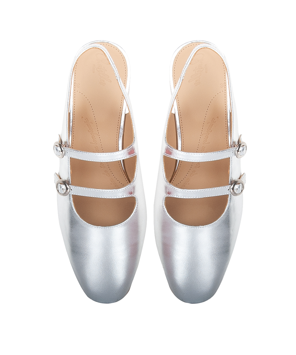 Babies Slingback Silver