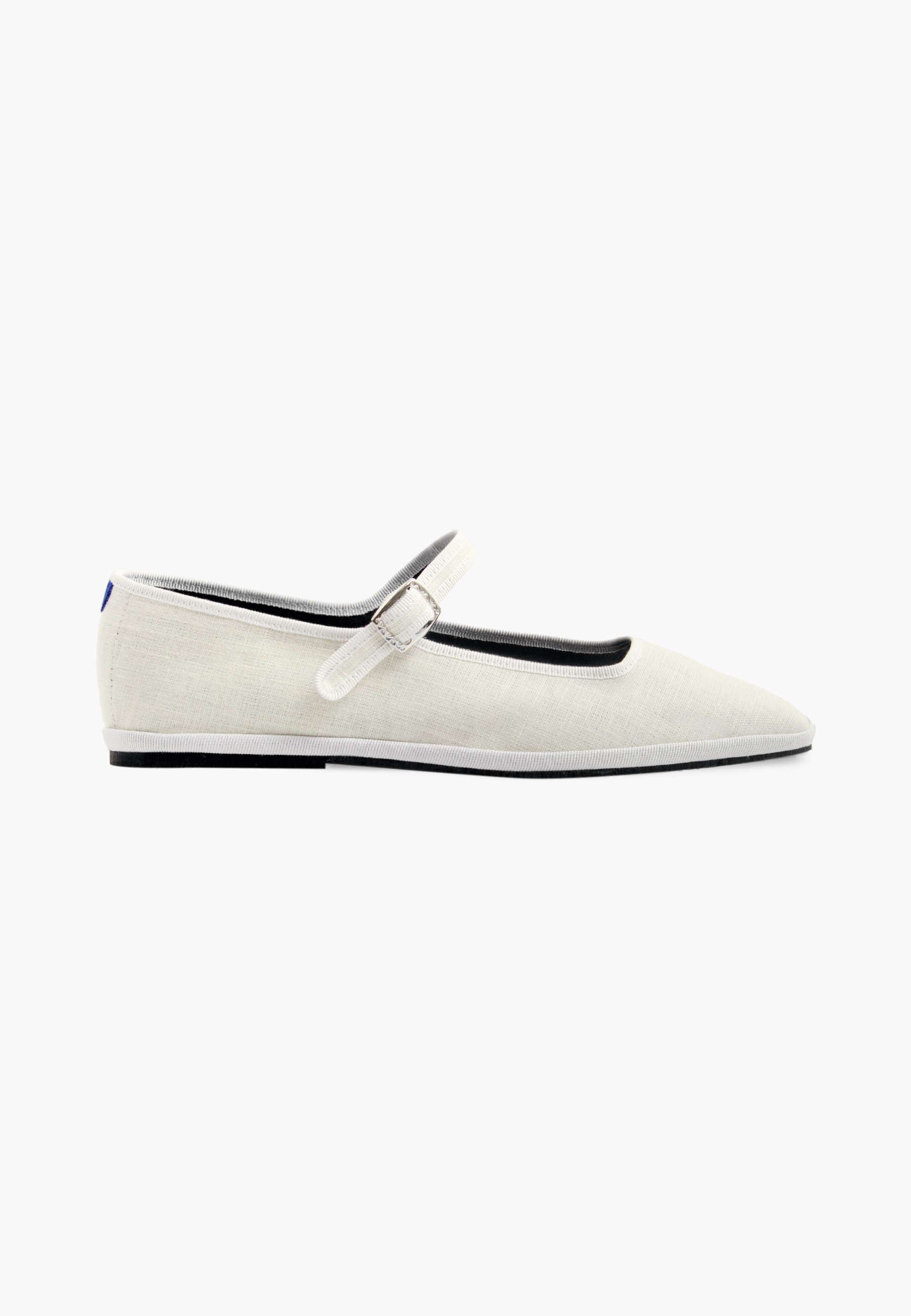 Furlanes Mary Janes Cream Linen