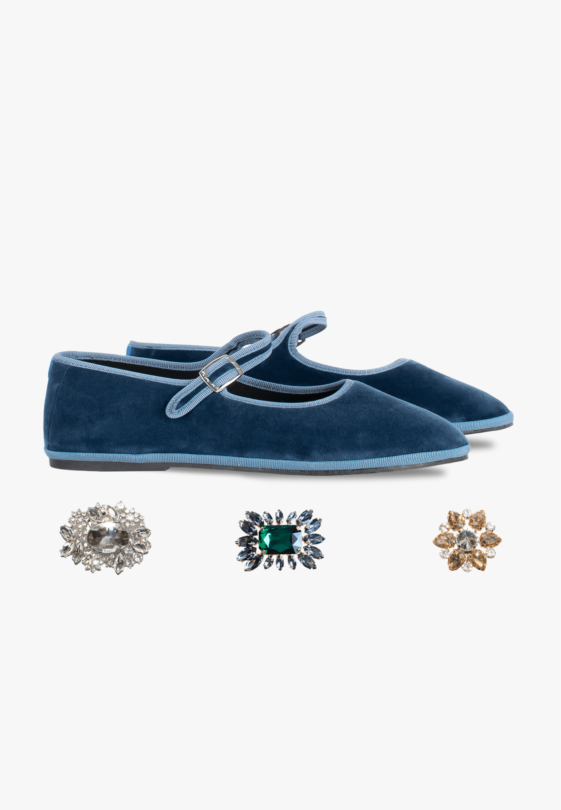 Furlanes Mary Janes Dark Blue