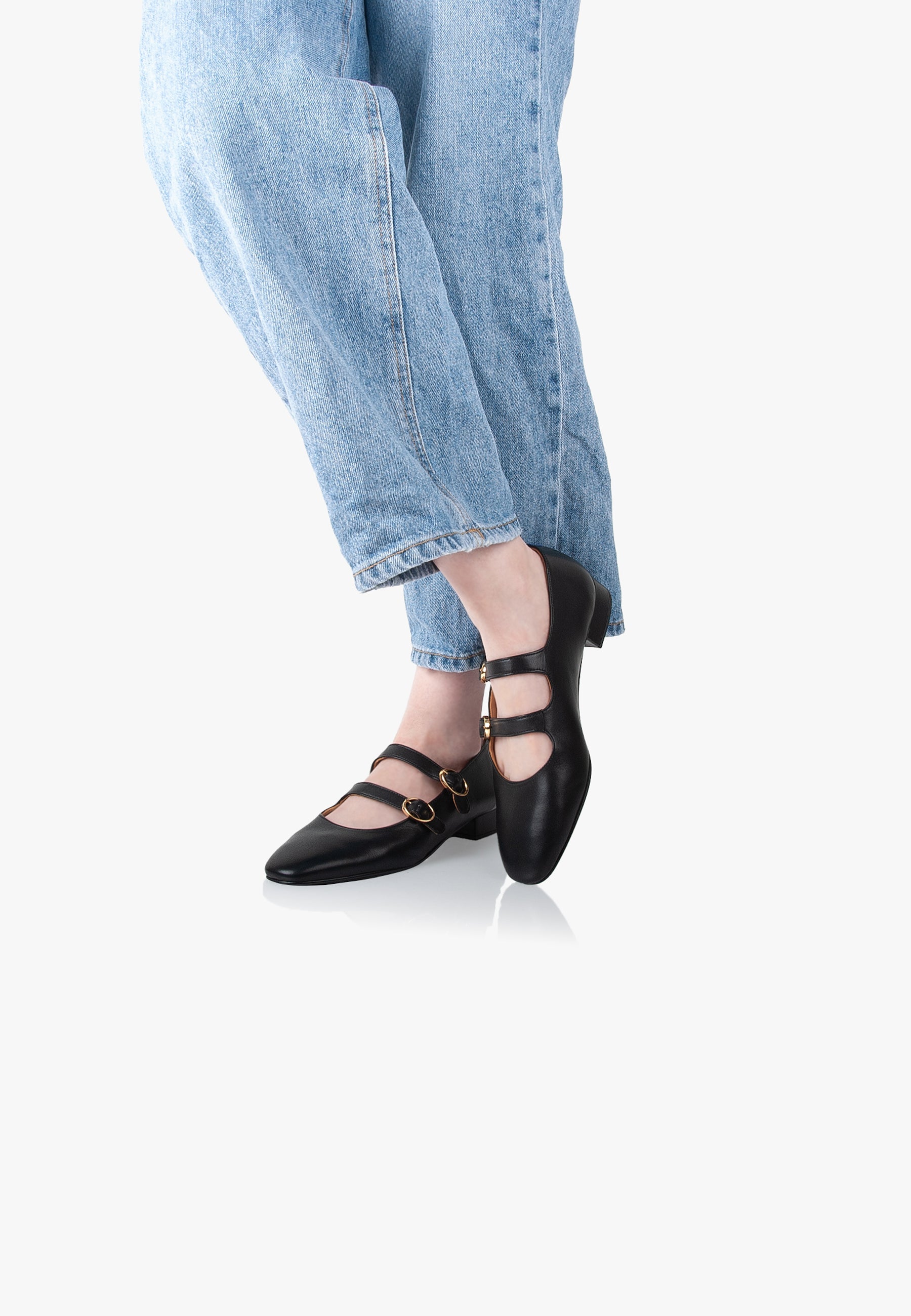 Mary Janes Babies Leather Black