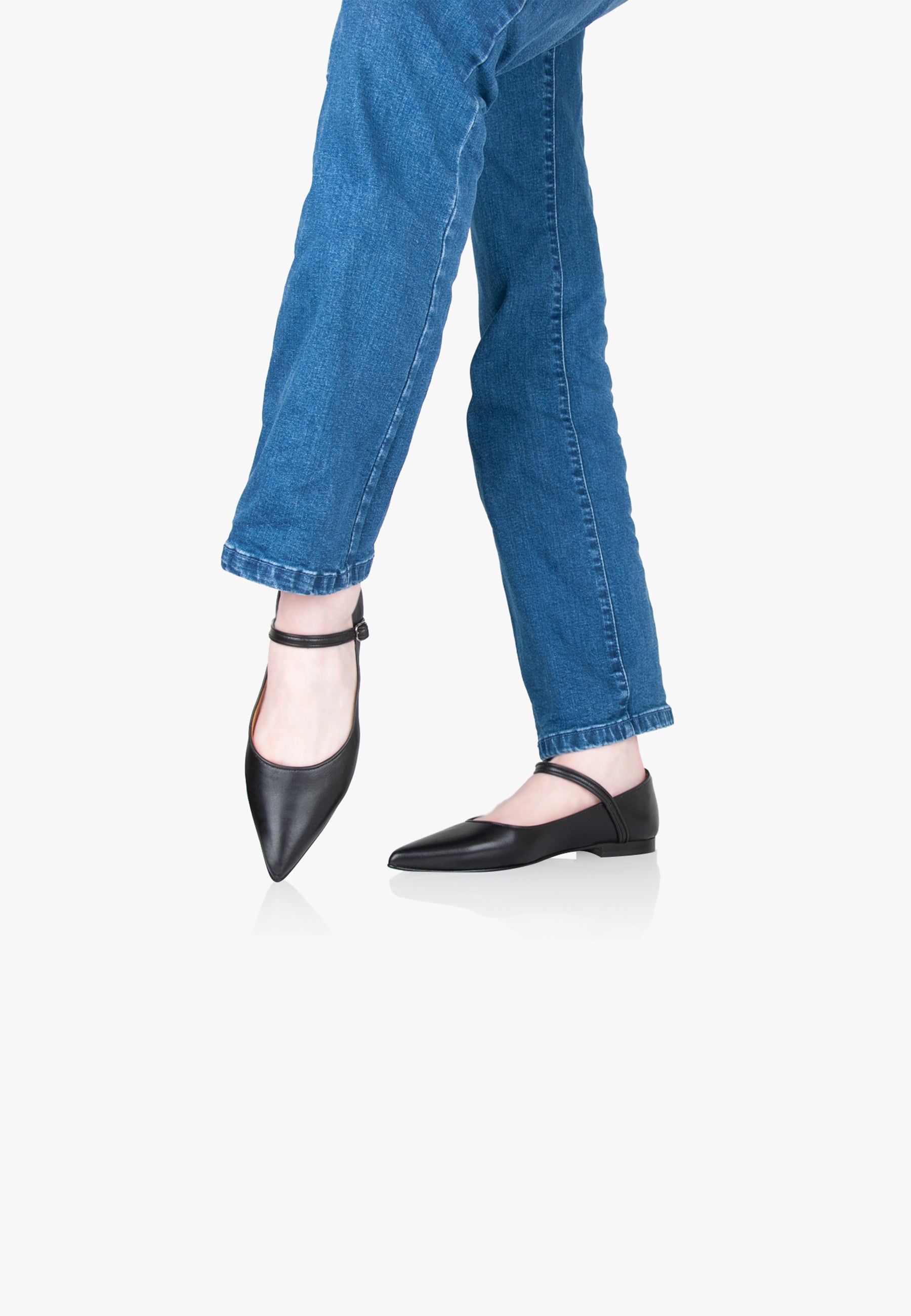 Mary Janes Pointy Black