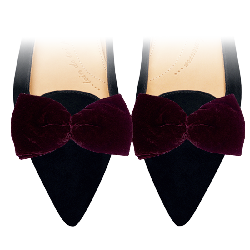 Noeud Velours Burgundy