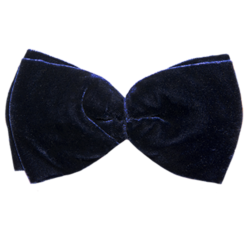 Noeuds Velours Bleu Marine