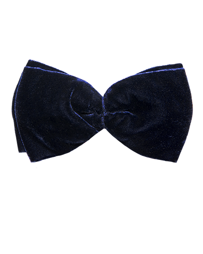 Noeuds Velours Bleu Marine