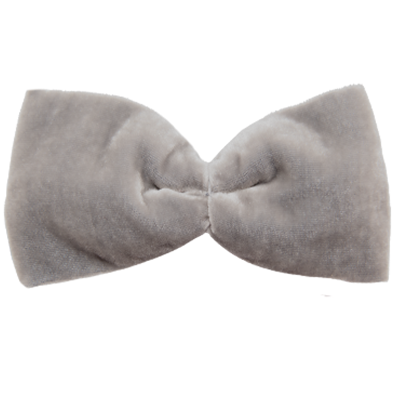 Noeuds Velours Gris