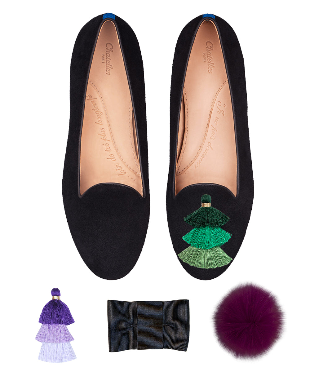 Slippers François Black