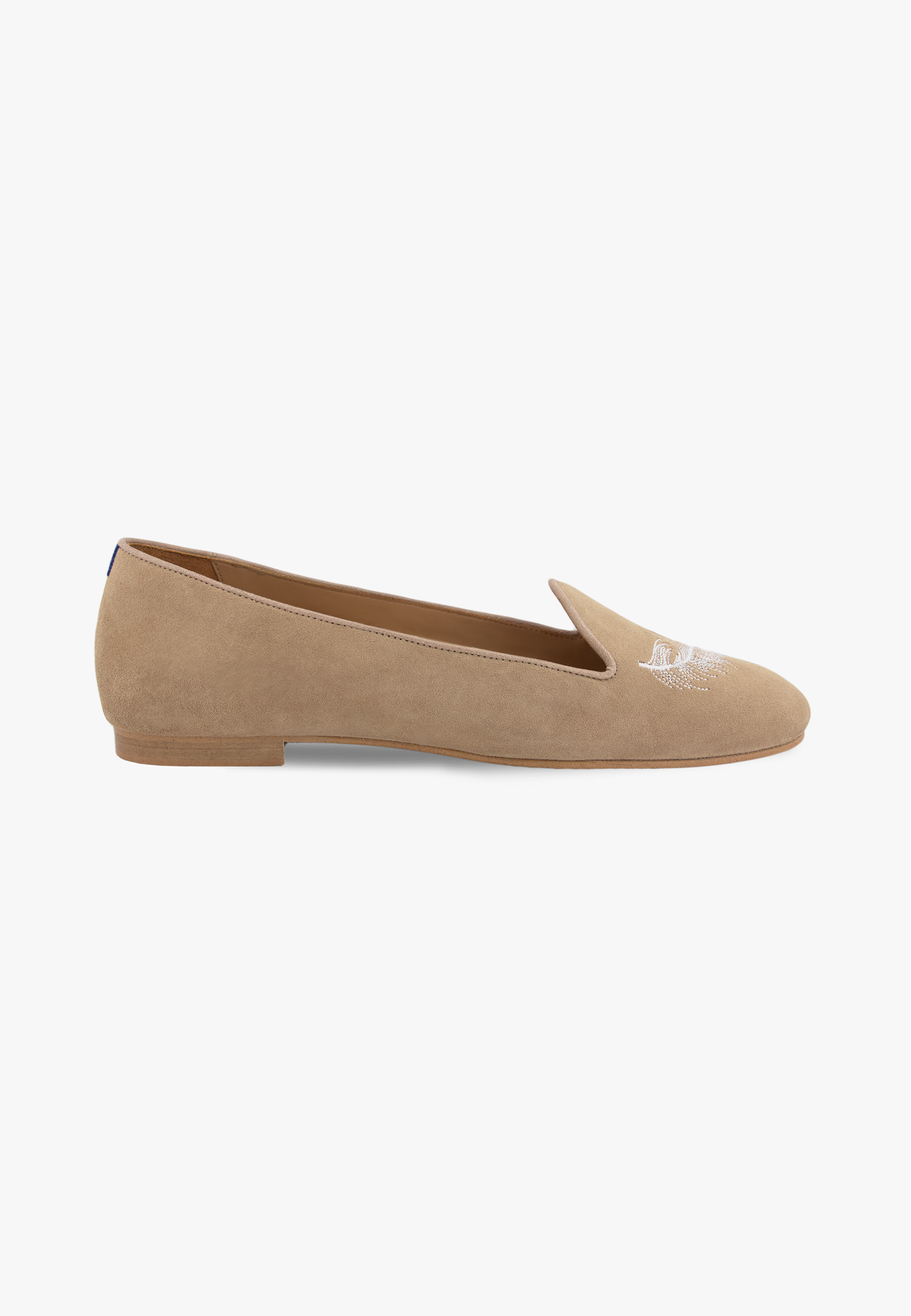 Slippers François Feather Camel