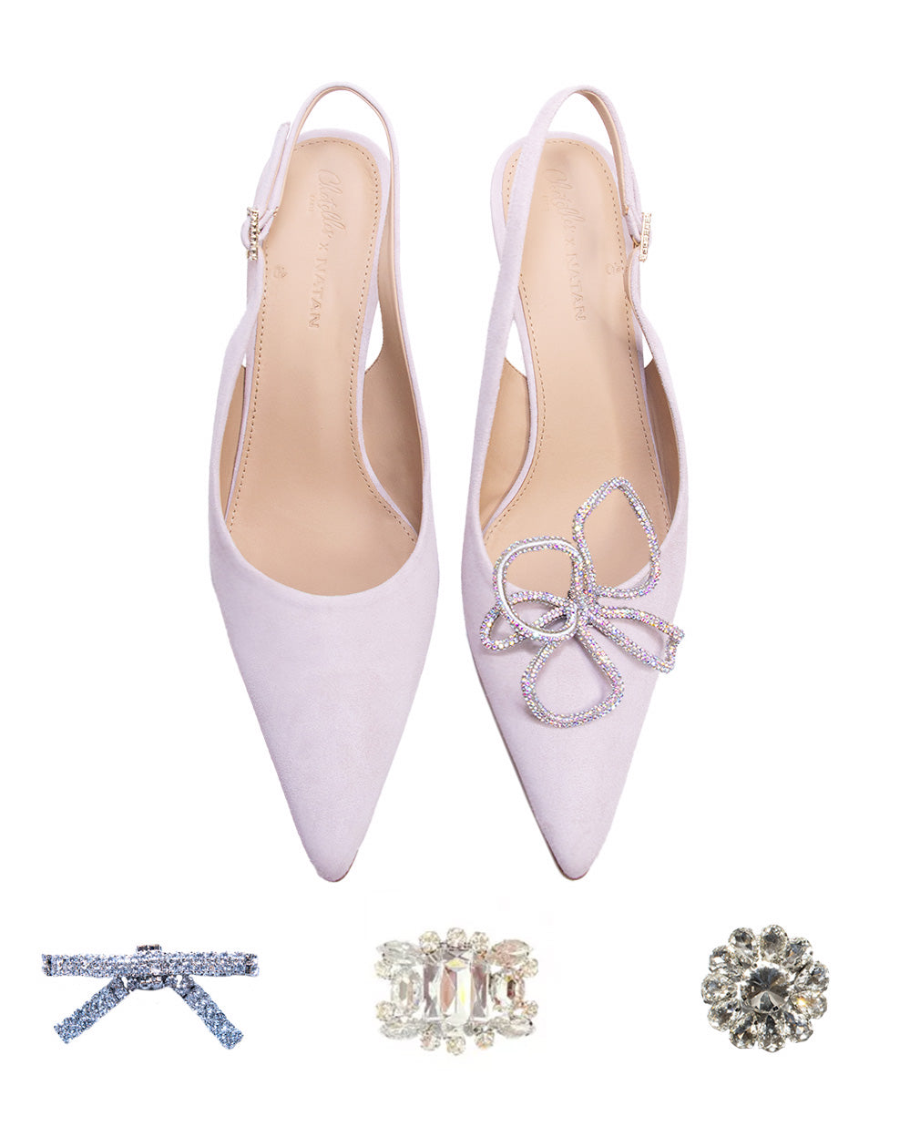 Stilettos Inés Pink Pale x NATAN