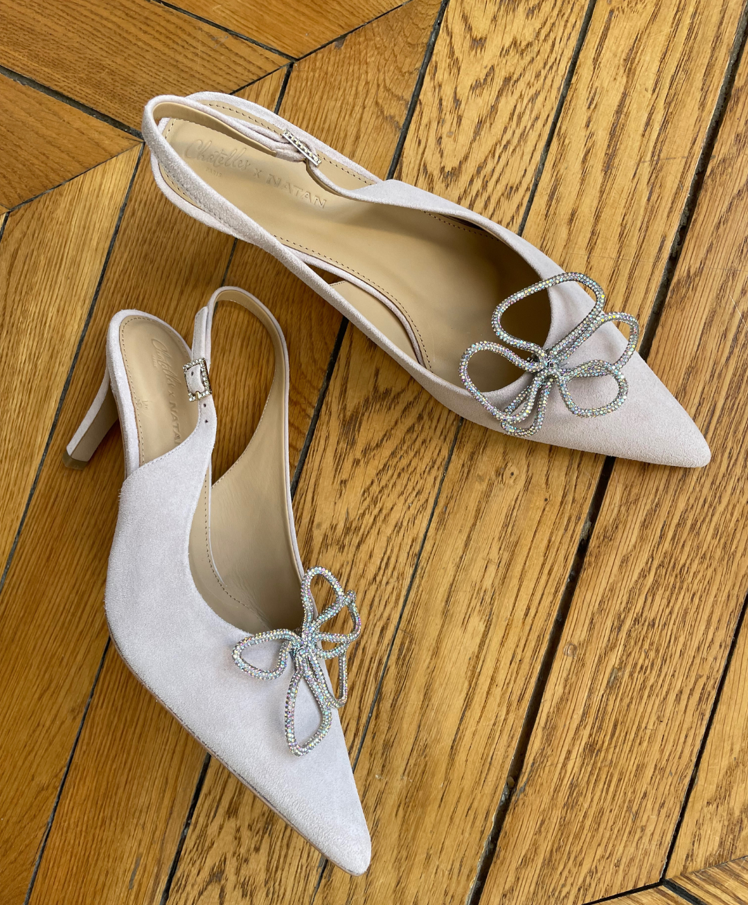 Stilettos Inés Pink Pale x NATAN