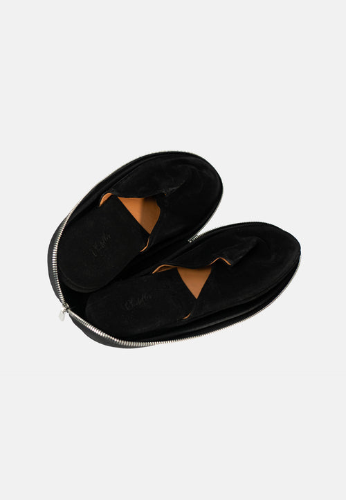 Travel Slippers Black